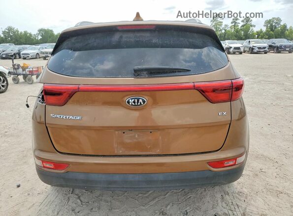 KNDPN3AC4J7355725 2018 KIA SPORTAGE Brown Vista trasera