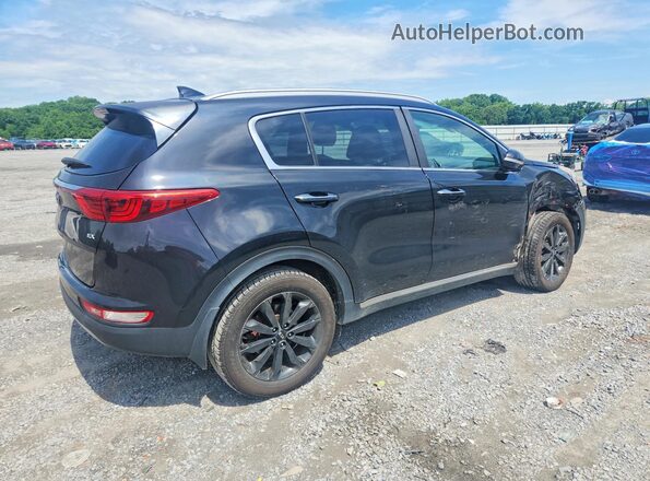 KNDPN3AC4K7568028 2019 KIA SPORTAGE Black უკანა მარჯვენა