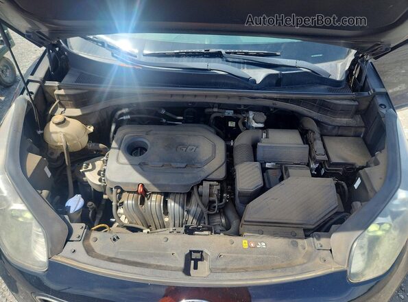 KNDPN3AC4K7568028 2019 KIA SPORTAGE Black ძრავის განყოფილების ხედი