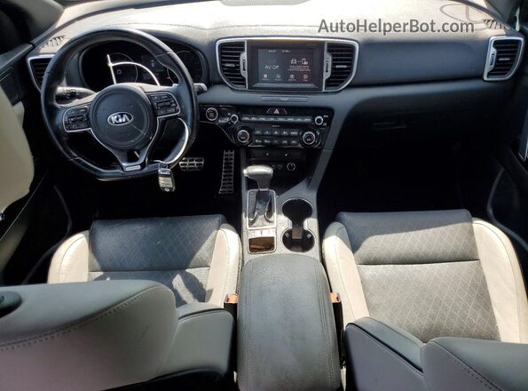 KNDPN3AC4K7568028 2019 KIA SPORTAGE Black წინა პანელის ხედი