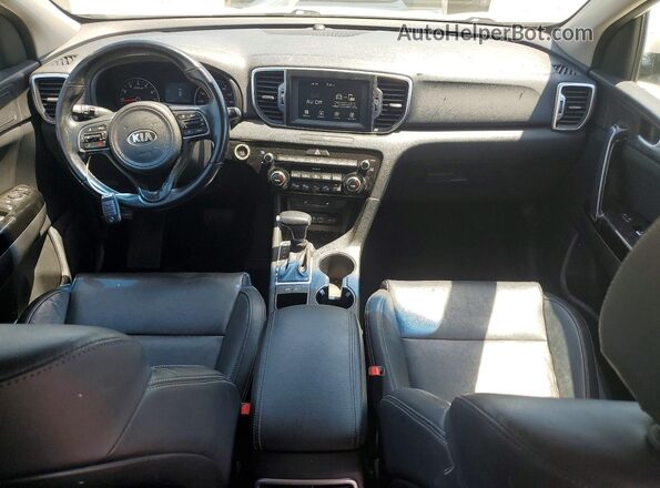KNDPN3AC4K7589624 2019 KIA SPORTAGE White Առջևի վահանակի տեսք