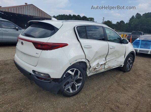 KNDPN3AC4M7846929 2021 KIA SPORTAGE White Trasero derecho