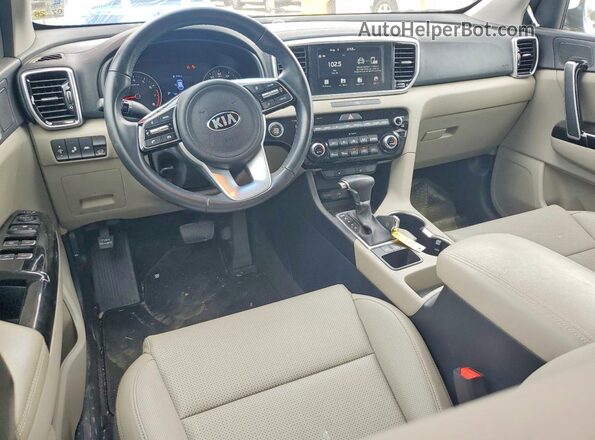 KNDPN3AC4M7846929 2021 KIA SPORTAGE White Vista del salpicadero