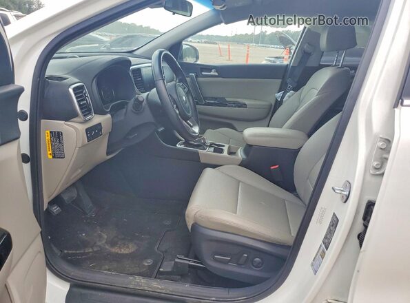 KNDPN3AC4M7846929 2021 KIA SPORTAGE White Vista interior delantera