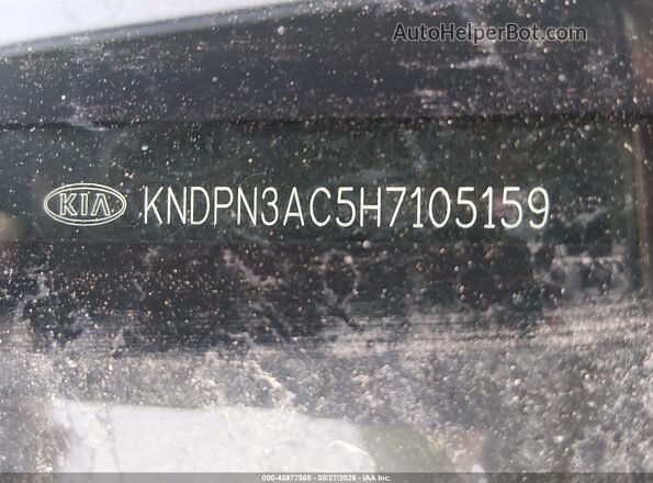 KNDPN3AC5H7105159 2017 KIA SPORTAGE Red Engine compartment view