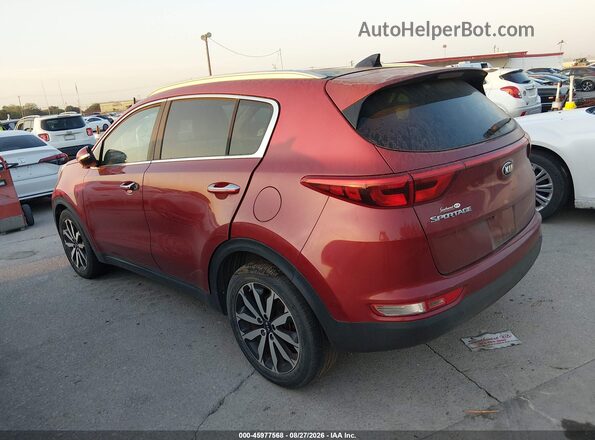 KNDPN3AC5H7105159 2017 KIA SPORTAGE Red Rear left