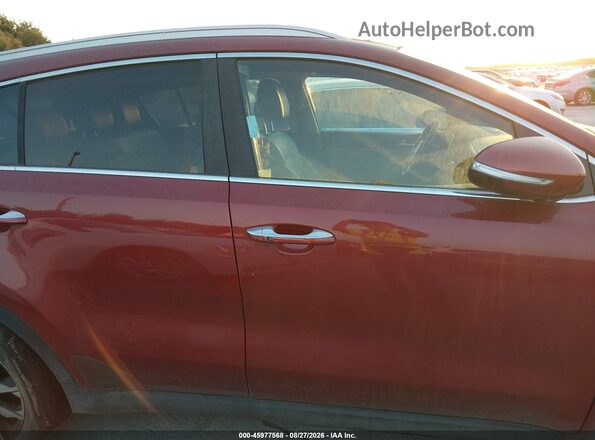 KNDPN3AC5H7105159 2017 KIA SPORTAGE Red Rear interior view