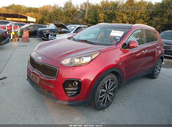 KNDPN3AC5H7105159 2017 KIA SPORTAGE Red Front left
