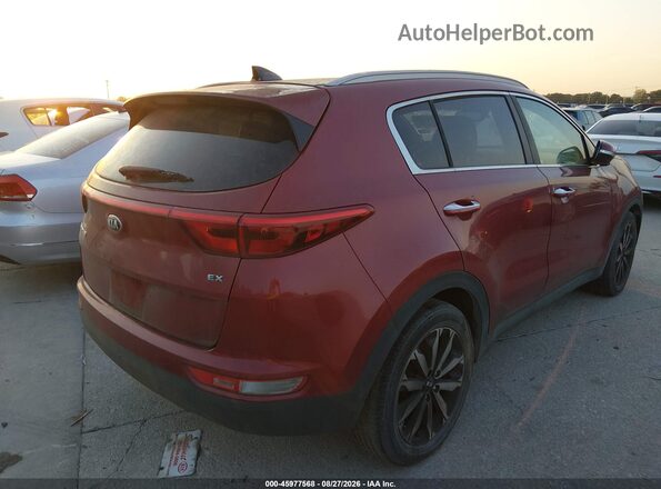 KNDPN3AC5H7105159 2017 KIA SPORTAGE Red Rear right