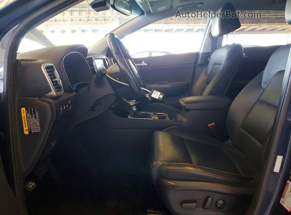 KNDPN3AC5H7227679 2017 KIA SPORTAGE Charcoal Вид салону спереду