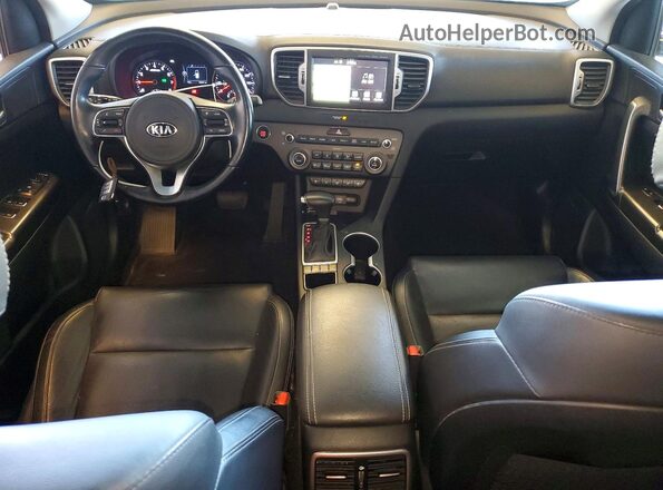 KNDPN3AC5H7227679 2017 KIA SPORTAGE Charcoal Вид панелі приладів