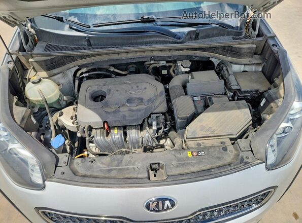 KNDPN3AC5K7531277 2019 KIA SPORTAGE Silver Вид підкапотного простору
