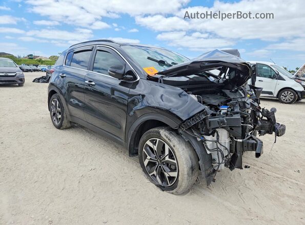 KNDPN3AC5N7000665 2022 KIA SPORTAGE Black Передня права чверть