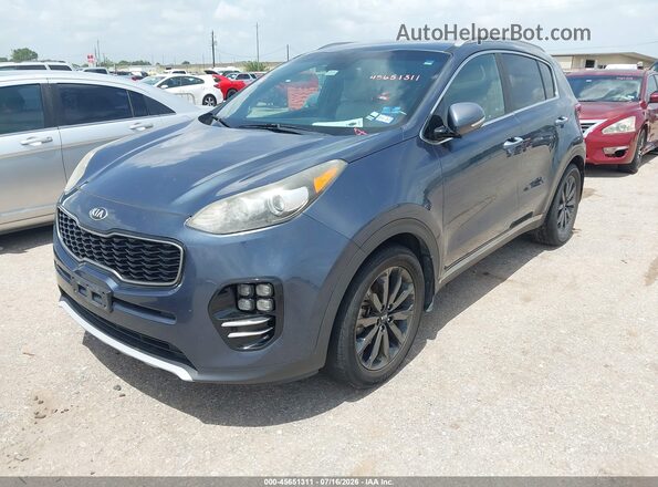 KNDPN3AC6J7442610 2018 KIA SPORTAGE Blue Przód lewy