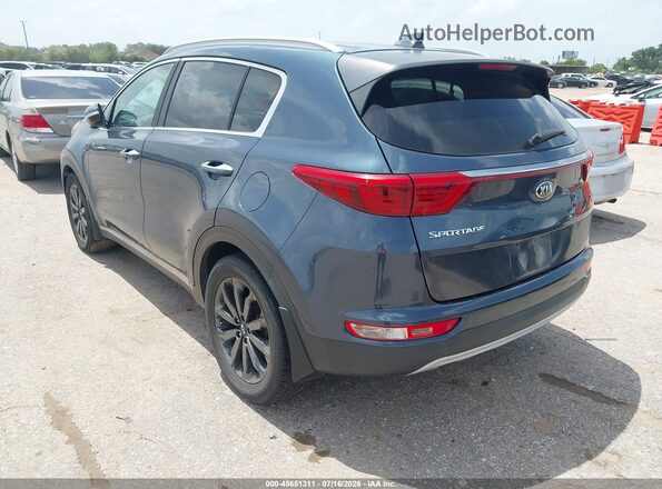 KNDPN3AC6J7442610 2018 KIA SPORTAGE Blue Tył lewy