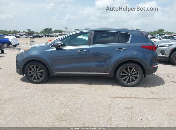 KNDPN3AC6J7442610 2018 KIA SPORTAGE Blue Widok wnętrza 360 stopni