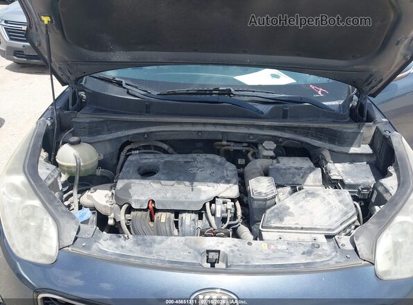 KNDPN3AC6J7442610 2018 KIA SPORTAGE Blue Widok z tyłu