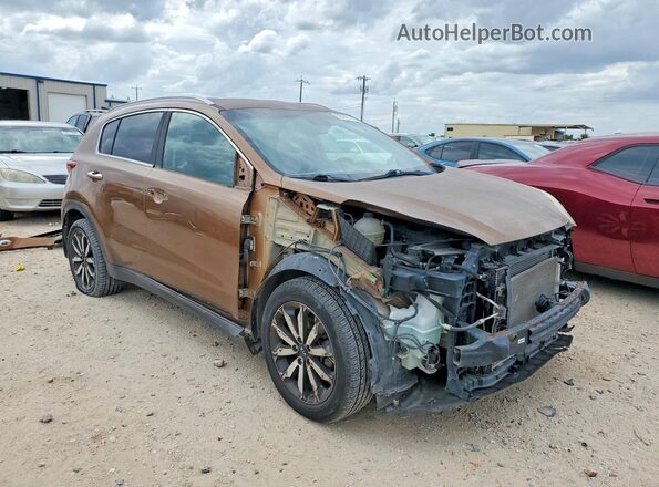KNDPN3AC6K7556673 2019 KIA SPORTAGE Оранжевый Передняя правая четверть