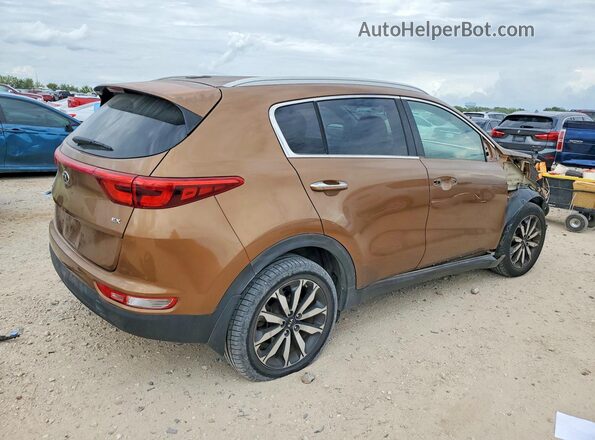 KNDPN3AC6K7556673 2019 KIA SPORTAGE Оранжевый Задняя правая четверть