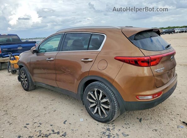 KNDPN3AC6K7556673 2019 KIA SPORTAGE Оранжевый Задняя левая четверть