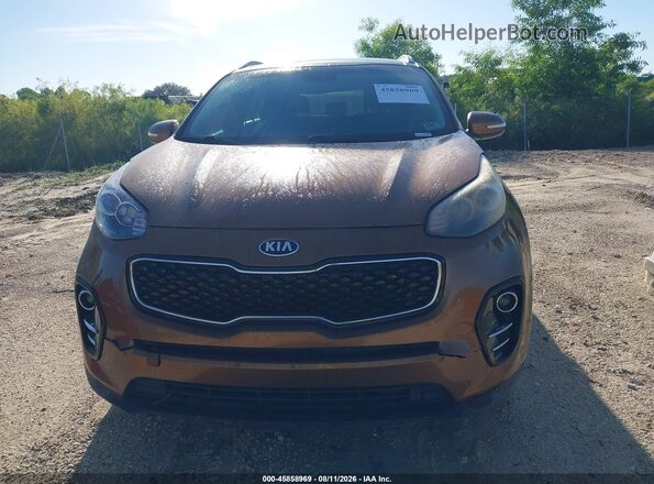 KNDPN3AC7H7121105 2017 KIA SPORTAGE Gold Vista del cuadro de instrumentos