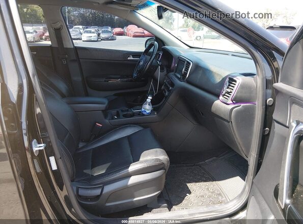 KNDPN3AC7J7325196 2018 KIA SPORTAGE Black წინა სალონის ხედი