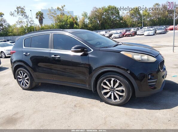 KNDPN3AC7J7325196 2018 KIA SPORTAGE Black უკანა სალონის ხედი