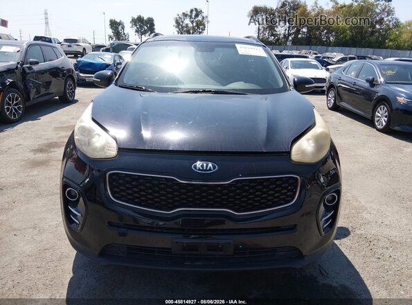 KNDPN3AC7J7325196 2018 KIA SPORTAGE Black ხელსაწყოთა პანელის ხედი