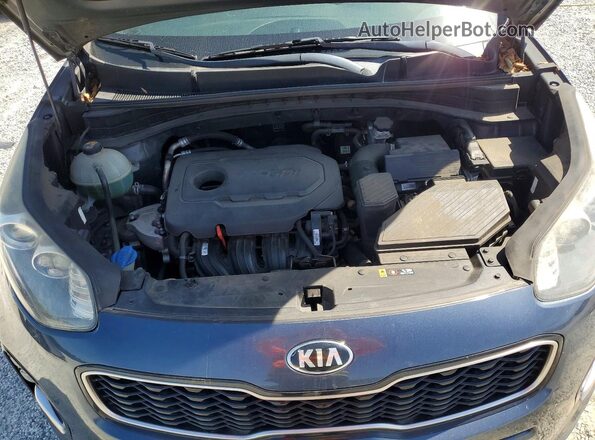 KNDPN3AC7J7409163 2018 KIA SPORTAGE Blue Շարժիչի բաժամունքի տեսք