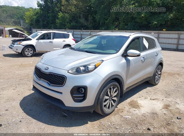 KNDPN3AC7K7530549 2019 KIA SPORTAGE Silver Առջևի ձախ երեք քառորդ տեսարան