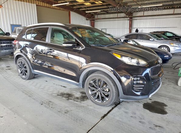 KNDPN3AC7K7583798 2019 KIA SPORTAGE Черный Передняя правая четверть