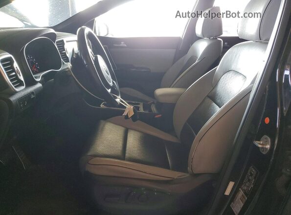 KNDPN3AC7K7583798 2019 KIA SPORTAGE Черный Вид салона спереди