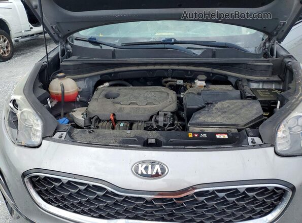 KNDPN3AC7N7961798 2022 KIA SPORTAGE Silver Vista del compartimento del motor