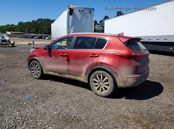 KNDPN3AC8H7034202 2017 KIA SPORTAGE Бордовый Задняя левая четверть