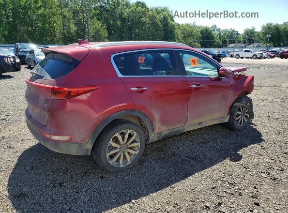 KNDPN3AC8H7034202 2017 KIA SPORTAGE Бордовый Задняя правая четверть