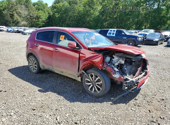 KNDPN3AC8H7034202 2017 KIA SPORTAGE Бордовый Передняя правая четверть