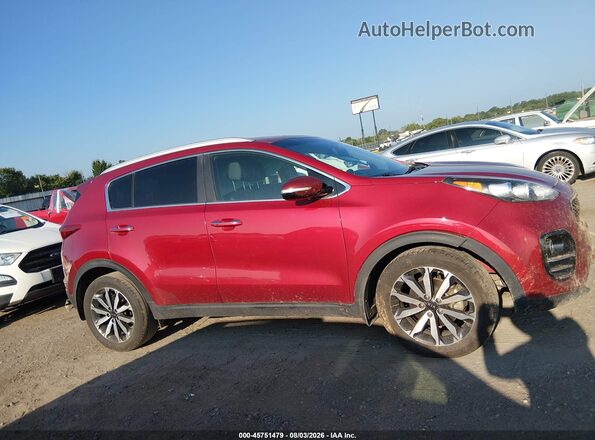 KNDPN3AC8J7479299 2018 KIA SPORTAGE Red Вид щитка приладів