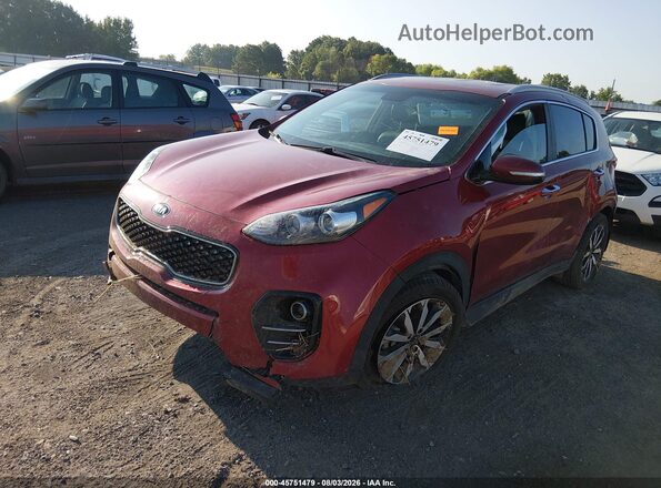 KNDPN3AC8J7479299 2018 KIA SPORTAGE Red Передня ліва чверть