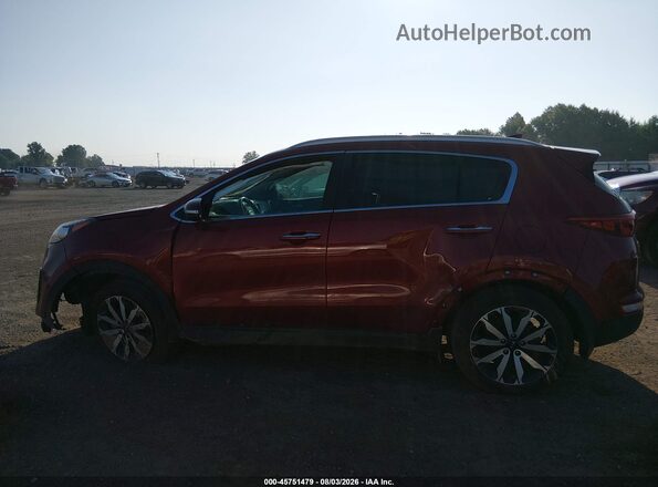 KNDPN3AC8J7479299 2018 KIA SPORTAGE Red Вид задньої частини салону