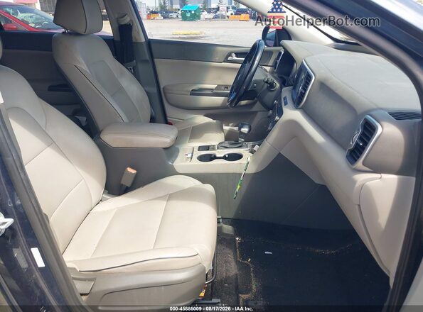 KNDPN3ACXH7175174 2017 KIA SPORTAGE Gray Widok wnętrza z przodu