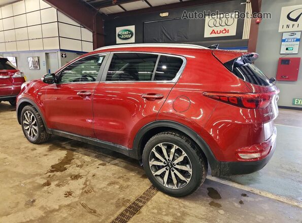 KNDPNCAC0H7057120 2017 KIA SPORTAGE Red Tył lewy