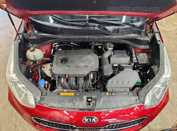 KNDPNCAC0H7057120 2017 KIA SPORTAGE Red Widok komory silnika
