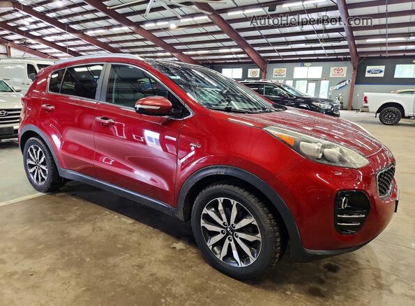 KNDPNCAC0H7057120 2017 KIA SPORTAGE Red Przód prawy