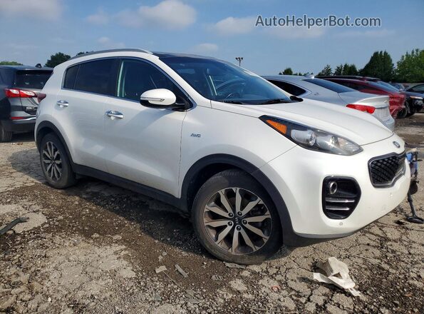 KNDPNCAC0H7168900 2017 KIA SPORTAGE White Front right