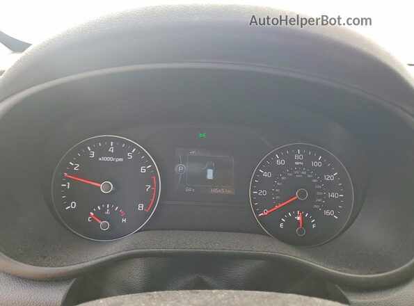 KNDPNCAC0H7168900 2017 KIA SPORTAGE White Instrument cluster view