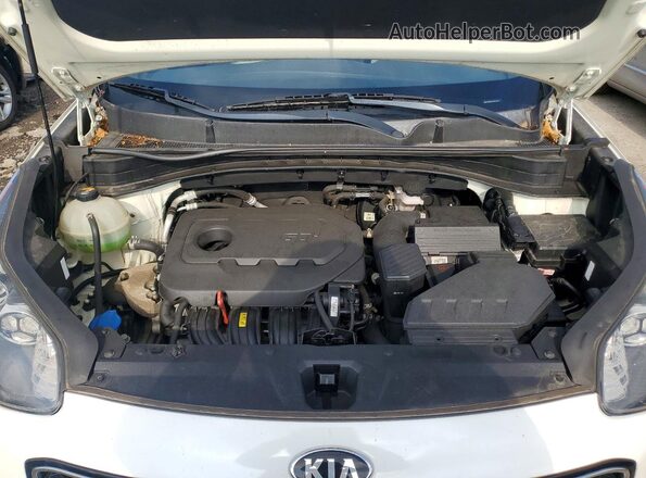 KNDPNCAC0H7168900 2017 KIA SPORTAGE White Engine compartment view