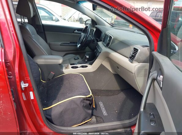KNDPNCAC0H7202186 2017 KIA SPORTAGE Red Widok wnętrza z przodu
