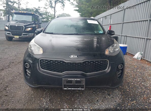 KNDPNCAC0J7421302 2018 KIA SPORTAGE Black Вид щитка приладів
