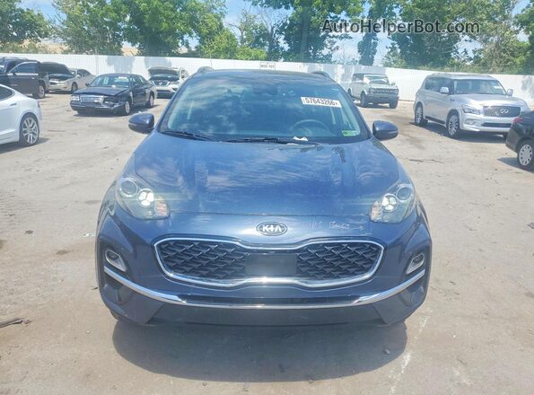 KNDPNCAC0N7009614 2022 KIA SPORTAGE Blue Vista frontal
