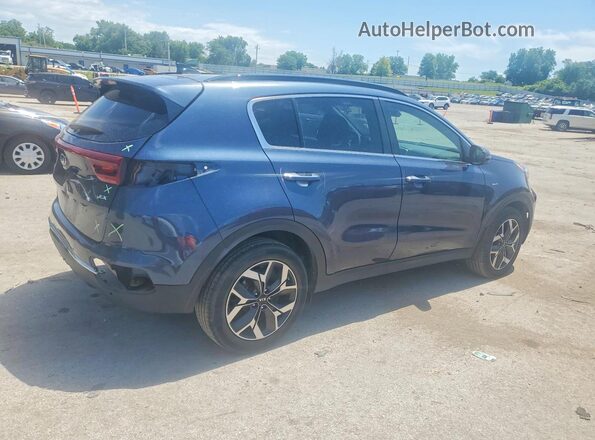 KNDPNCAC0N7009614 2022 KIA SPORTAGE Blue Trasero derecho
